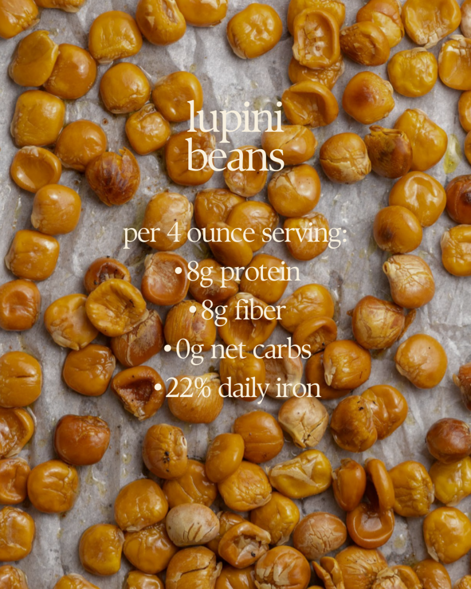 Lupini beans as a plant-based low-carb protein option
